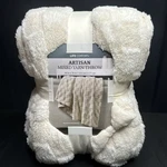 Life Comfort Artisan Mixed Yarn Throw 60IN 70IN White. Fixed Price $40.00.