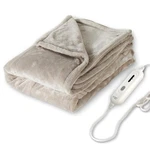 Tefici Electric Heated Blanket Throw, Super Cozy Soft Flannel 50" X 60". Fixed Price $40.99.