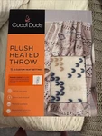 Brand New Cuddl Duds Plush Heated Throw Electric Blanket 50X60 Multi Colored. Fixed Price $36.80.
