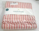Carol & Frank 822181A.8686 Bengal Stripe Azalea Queen Blanket 90" X Pink. Fixed Price $59.99.