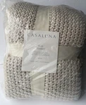 Casaluna Sweater Medium Knit Bed Blanket Throw King 92" X 108". Fixed Price $79.99.