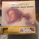 Vintage Cannon Automatic Electric Blanket Dual Controls Queen Beige 84X90. Fixed Price $79.00.