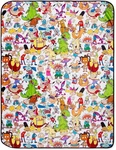 Nickelodeon Cartoon Collage Fleece Throw Blanket Soft Large, Multicolor. Fixed Price $36.26.