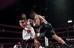 Large Old Boxing Photo Ray Mercer Throws Punch V Lennox Lewis 1. Fixed Price $7.17.