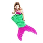 Blankie Tails The Original Mermaid Blanket (youth Size), Green/pink. Fixed Price $16.95.