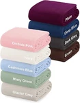 Crover All Season Thermal Waffle Cotton Blanket With Deep Plain Edge Border. Fixed Price $33.99.