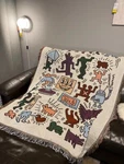 Keith Harring Graffiti Color Woven Tapestry Blanket Throws Lgbtq Decor Big Size. Fixed Price $68.00.