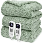 Blunique Heated Blanket Queen 84X90 Dual Control 6 Levels. Fixed Price $179.99.