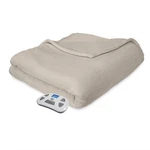 Serta Comfort Plush Warming Blanket Twin Sand. Fixed Price $69.99.