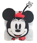 Disney Mickey & Minnie Mouse Nogginz Pillow Travel Blanket Set Washable Nwt. Fixed Price $19.99.