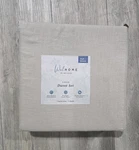 Welhome Welspun 3PC Duvet Cover Set Full/queen Linen Cotton Blend Taupe New. Fixed Price $43.99.