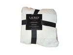 New Ralph Lauren Classic Micromink Hollywood Cream Full / Queen Size Blanket. Fixed Price $45.99.