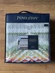 Pendleton Cascadia Southwestern Print Reversible Coverlet Set Full/ Queen New. Fixed Price $180.00.