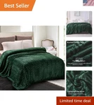 Fleece Bed Blanket King Size Light Warm Breathable Soft Chevron. Fixed Price $41.85.