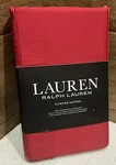 2 Ralph Lauren Dunham Cotton Sateen Pillowcase Admiral Christmas Red - Standard. Fixed Price $45.95.