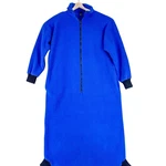 Lands End Fleece Sleep Sack Adult One Size Blue Zip Front Blanket Cozy Lounge. Fixed Price $32.92.
