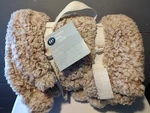 Wayland Square Luxury Pom Throw Blanket 50" 60" Cozy Comfort - Tan Brown. Fixed Price $11.47.