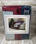 Vtg Greenland Home Fashions Winter Holiday Christmas Quilted Throw 50"X60" Nwt. Fixed Price $29.99.