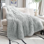 Joniyear Extra 2.8" Long Hair Fluffy Faux Fur Throw Blanket 50" 60", Luxury. Fixed Price $55.43.