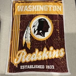 Vintage Washington Redskins Blanket Northwest Soft Fleece Sherpa Throw 64X47 Nfl. Fixed Price $59.88.
