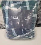 Nautica Plaid Ultra Soft Plush Fleece Full/queen Blanket - Captain's Blue. Fixed Price $48.99.