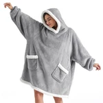 Bedsure Blanket Hoodie, Wearable As Gifts For Standard, Grey. Fixed Price $65.99.