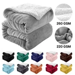 Large Bed Ultra Soft Heavy Gsm Sherpa Fleece Blankets Throws Twin Queen. Fixed Price $16.99.