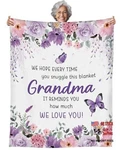 Hahafelt Blanket Birthday Gifts From Grandkids, Soft Flannel Throw Grandma. Fixed Price $33.75.