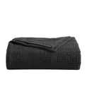 Kenneth Cole New York Essentials Waffle Grid Cotton Dobby Blanket, Twin - Black. Fixed Price $48.99.