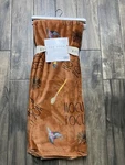 New 2022 Rae Dunn Hocus Pocus Halloween Plush Throw Blanket Brown 50 X 70. Fixed Price $79.77.