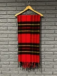 Vintage St. Mary's Acrylic Plaid Throw Blanket Made Usa Fieldcrest. Fixed Price $25.00.