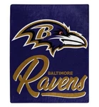 Baltimore Ravens 50" X 60" Signature Design Soft Raschel Blanket Northwest. Fixed Price $39.99.