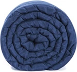 Blanquil Quilted Weighted Blanket W/removable Cover (navy 20LB). Fixed Price $80.00.