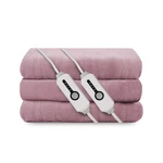 Electric Heated Blanket 84"X90" Queen Size, Soft Coral Fleece, Dual Controllers. Fixed Price $27.90.