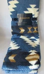 Pendleton Eagle River Sherpa Throw Blanket 50" X 70" Blue Plush Aztec Warm. Fixed Price $53.99.