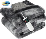 Electric Heated Blanket Throw 50''X60''SIZE Faux Fur Heating 10. Fixed Price $26.88.
