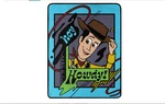 Northwest Toy Story Micro Raschel Throw Blanket, 46" X 60", Pop Art Woody. Fixed Price $17.00.