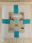 Martha Stewart Knit Throw Blanket Cozy Warm Soft White. Fixed Price $49.99.