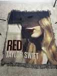 Taylor 2012 Red Album Tapestry Throw Blanket Swifties 50" 60". Fixed Price $50.00.