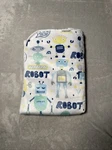 Home Fashions Baby Blanket Robot Aliens Reversible Gears Triangle Dots Lovey. Fixed Price $14.00.
