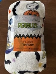 Peanuts Snoopy Halloween Plush Throw Blanket 60X72" Oversized Soft Cozy. Fixed Price $24.99.