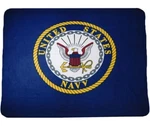 Us Navy Rare Emblem Blanket (queen Size) Limited Edition - Duke Imports, Inc. Fixed Price $100.00.
