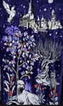 New Vera Bradley Forbidden Forest Castle Harry Potter Purple Plush Blanket Owls. Fixed Price $69.95.