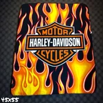 Harley-davidson Flames Fleece Throw Blanket 45X55 Motorcycle Biker Licensed. Fixed Price $18.74.