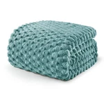 Exclusivo Mezcla King Size Fleece Blanket For Bed, 90X104 Inches Stylish Jacq.... Fixed Price $43.62.