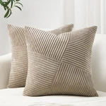 Topfinel Of Decorative Throw Pillow 18" X (pack 2), Lightbrown. Fixed Price $22.99.