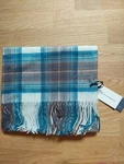 The Tartan Blanket Co Lambswool Baby In Stewart Muted Blue New. Fixed Price $36.27.