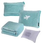 Nenolix 1 Travel Blanket Pillow Set - 350 Gsm Thick Large, Mint Green. Fixed Price $33.71.