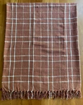 Rustic Woven Weave Throw Blanket 100% Cotton Little Korboose April Nemeth 66X50. Fixed Price $13.00.