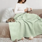 Thread Spread Knitted Geometric Herringbone Twin / Xl, Sage Green. Fixed Price $65.68.